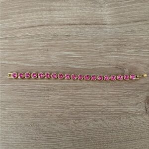 Touchstone Crystal Gold Rose Ice Bracelet